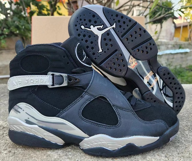 Air Jordan 8 Retro VIII Winterized Gunsmoke - Click Image to Close